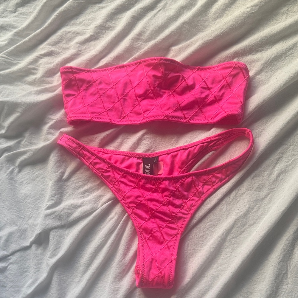 Triangl Swimwear Hot Pink Bikini